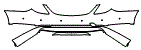 2019 Mercedes Benz S-Class Sedan 450 Base Rear Bumper Kit