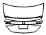 2019 Mercedes Benz S-Class Sedan 560 AMG Line Trunk Lid Kit