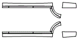 2007 Mercedes Benz S65 Rocker Panel and Rear Wheel Impact Area Kit