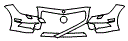 2013 Mercedes Benz CLS550 Bumper Kit - PPF