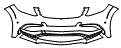 2019 Mercedes Benz GLS SUV AMG GLS63 Bumper Kit