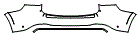 2023 Mercedes Benz GLS SUV AMG Line Rear Bumper Kit - PPF