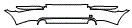 2007 Mercedes Benz R500 Rear Bumper Kit