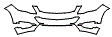 2014 Mercedes Benz GLK 250 BlueTEC Base Bumper Kit - PPF