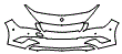 2016 Mercedes Benz CLA Coupe Bumper Kit - PPF