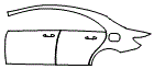 2019 Mercedes Benz CLA Coupe Sport Door and Rear Fender Kit