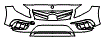 2019 Mercedes Benz GLA SUV AMG GLA45 Bumper Kit