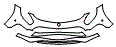 2019 Mercedes Benz AMG GT 4-door Coupe Coupe GT Bumper Kit