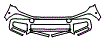 2019 Mercedes Benz G-Class SUV 550 Base Bumper Kit