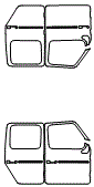 2019 Mercedes Benz G-Class SUV 550 Base Door Kit