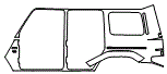 2022 Mercedes Benz G-Class SUV Rear Fender Kit - PPF