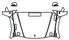 2016 Mercedes Benz G-Class SUV Full Hood, Fender and Mirror Kit - PPF