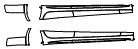 2019 Mercedes Benz AMG GT 4-door Coupe 4 Door Coupe AMG GT 63 Rocker Panel Kit