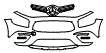 2023 Mercedes Benz GLB SUV Bumper Kit - PPF