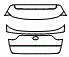 2021 Kia Sportage EX Trunk Lid Kit - PPF