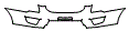 2010 Kia Sportage Base Bumper Kit - PPF