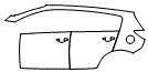 2012 Kia Sportage EX Door and Rear Fender Kit - PPF
