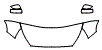 2020 Mitsubishi Mirage Hood, Fender and Mirror Kit - PPF
