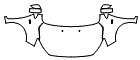 2024 Mitsubishi Mirage G4 ES Full Hood, Fender and Mirror Kit - PPF