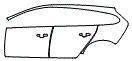 2015 Volvo V60 Cross Country T5 Door and Rear Fender Kit - PPF