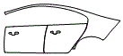 2015 Volvo S60 Cross Country Door and Rear Fender Kit - PPF