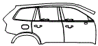 2025 Volvo XC90 (Previous Generation) Ultra Door and Rear Fender Kit - PPF
