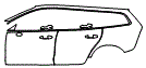 2020 Volvo V60 Door and Rear Fender Kit - PPF