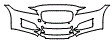 2019 Jaguar XF Portfolio Bumper Kit - PPF