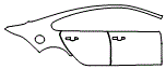 2016 Jaguar XF Rear Fender and Door Kit