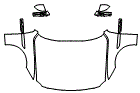 2022 Jaguar XF Full Hood, Fender and Mirror Kit