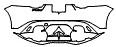 2024 Jaguar F-Type Rear Bumper Kit - PPF