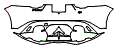 2024 Jaguar F-Type Rear Bumper Kit - PPF