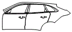 2024 Jaguar F-Pace Door and Rear Fender Kit - PPF
