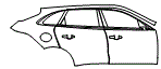 2019 Jaguar F-Pace Door and Rear Fender Kit - PPF