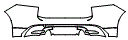 2019 Jaguar F-Pace Rear Bumper Kit - PPF