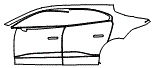 2023 Jaguar I-Pace Door and Rear Fender Kit - PPF