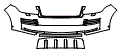 2019 Land Rover Range Rover Autobiography Standard Wheelbase Bumper Kit