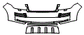 2021 Land Rover Range Rover Long Wheelbase Bumper Kit - PPF
