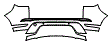 2024 Land Rover Range Rover Evoque S Rear Bumper Kit