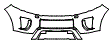 2018 Land Rover Range Rover Evoque HSE Dynamic Bumper Kit - PPF