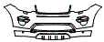 2019 Land Rover Discovery Sport Gas Automatic Bumper Kit - PPF