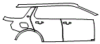 2020 Land Rover Discovery Sport Door and Rear Fender Kit - PPF