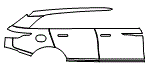 2019 Land Rover Range Rover Velar First Edition Rear Fender and Door Kit