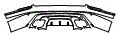 2021 Land Rover Range Rover Velar Rear Bumper Kit - PPF