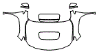 2026 SUBARU WRX PREMIUM Full Hood, Fender and Mirror Kit