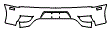 2005 Ferrari 360 Challenge Stradale Rear Bumper Kit - PPF