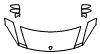 2006 Lamborghini Gallardo Coupe Hood, Fender and Mirror Kit