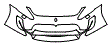 2016 Maserati Gran Turismo Convertible MC Bumper Kit - PPF