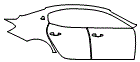 2022 Maserati Ghibli Door and Rear Fender Kit - PPF