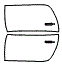 2016 Aston Martin V8 Vantage Base Coupe Door Kit - PPF